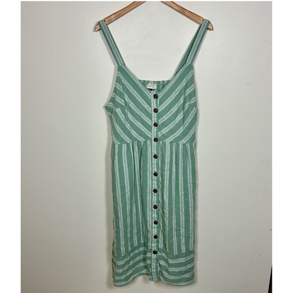 Universal Thread Dresses & Skirts - Universal Thread Beachy Coastal Linen Blend Dress Size XXL Lined Euro Summer